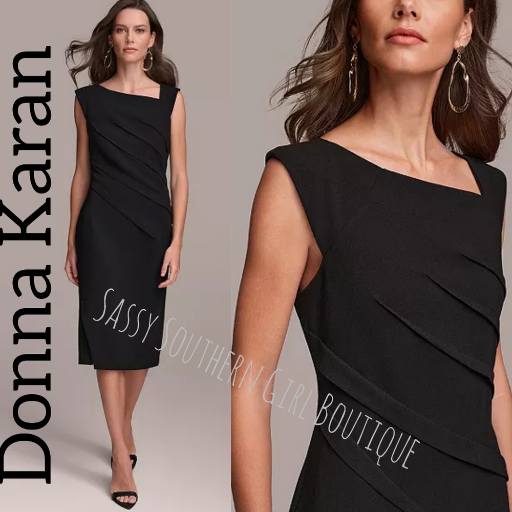 🆕⭐ Donna Karan Black Label Black Sheath Dress